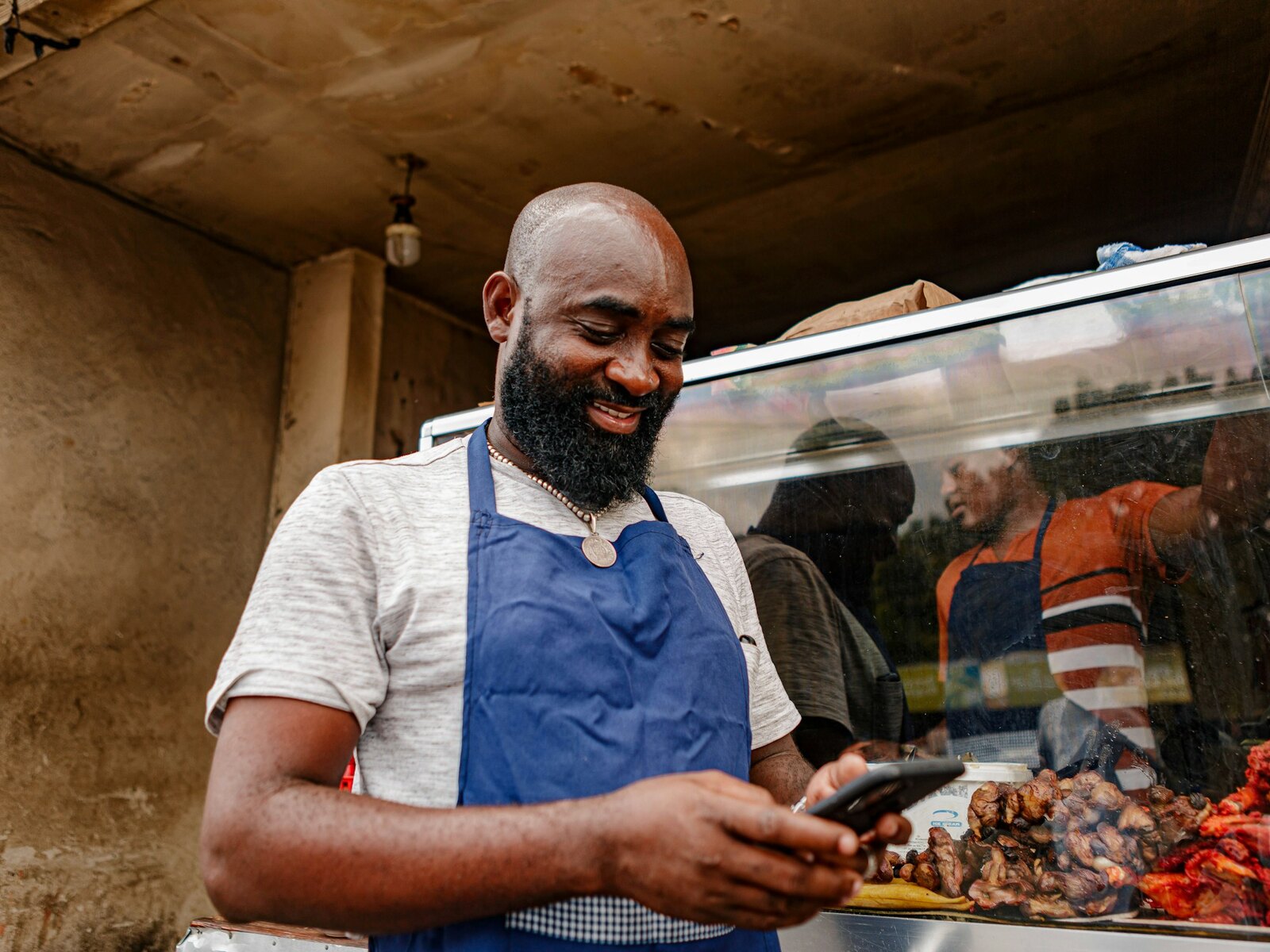 A young entrepreneur at work